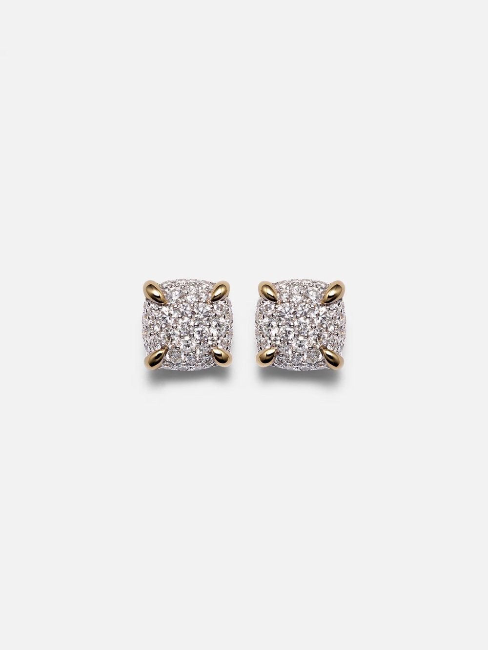 David yurman Chatelaine 18k gold earrings 7mm